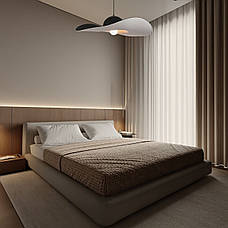 Дизайнерський підвіс-люстра "Капелюх" 65см із фетра в чорному кольорі (805-1892-1), фото 5