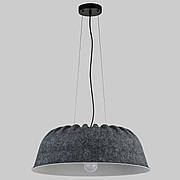 Дизайнерський підвіс-люстра 55см із фетра в графітовому кольорі (805-1988-1)