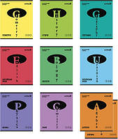 Набір предметних зошитів Kite 48арк ПРЕДМЕТКА (Bright) (10 видів)