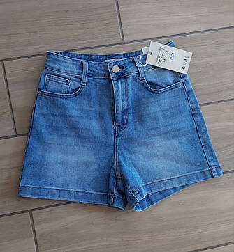 Шорти джинсові стильні жіночі в розмірах S-XL, фото 1
