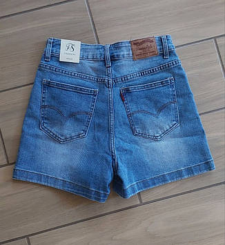 Шорти джинсові стильні жіночі в розмірах S-XL, фото 3