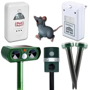 Відлякувачі та пастки від гризунів, кротів