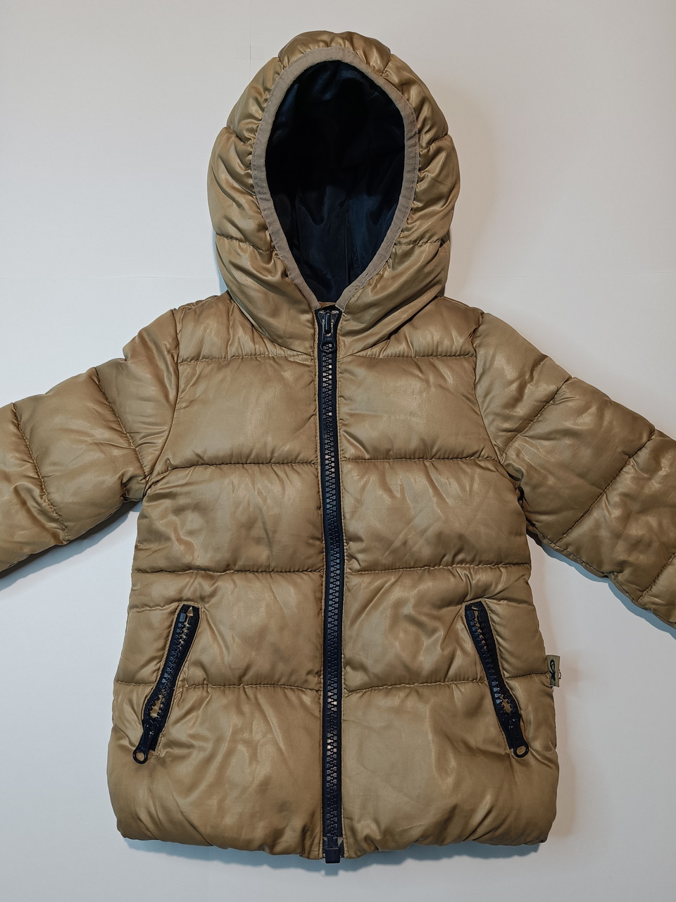 Демісезонна дитяча куртка United Colors of Benetton, 1-1.5 року, бежева, фото 1