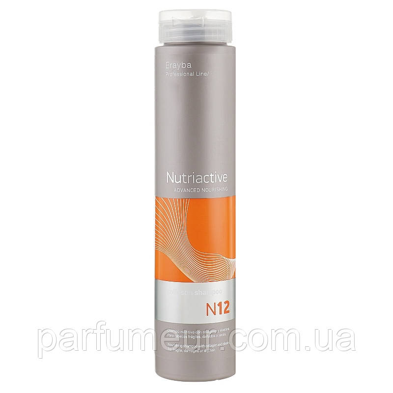 Erayba Collastin Shampoo N12 Поживний шампунь із колагеном та еластином 250 мл, фото 1