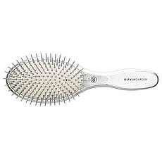 Щітка масажна Olivia Garden Expert Care Oval Nylon Silver