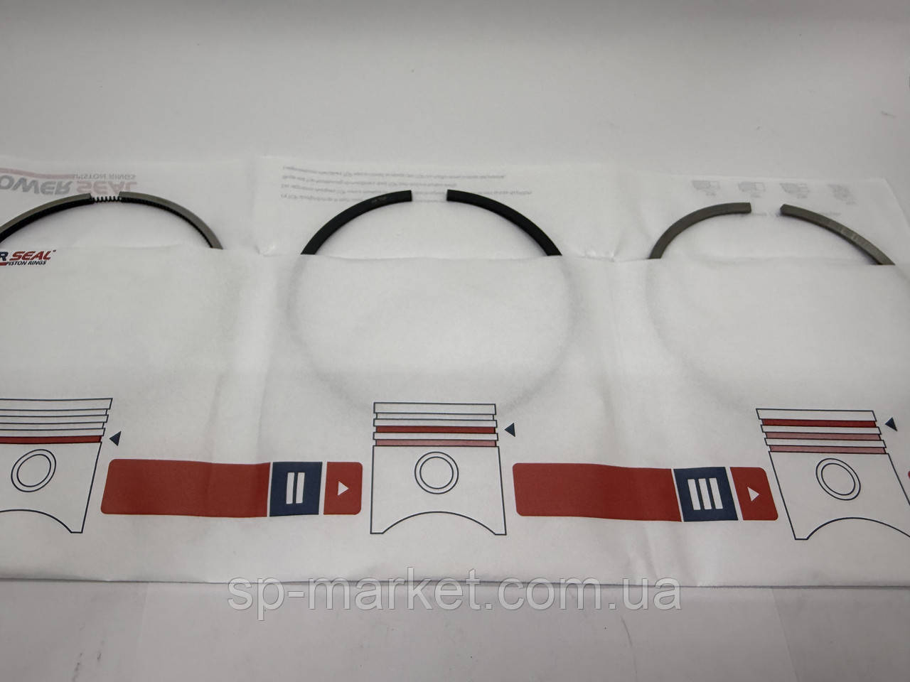 Кільця поршневі LIEBHERR (Лібхер) 115,00 mm. STD 16811501-00 ( 7006568 ) D904, D906, фото 1