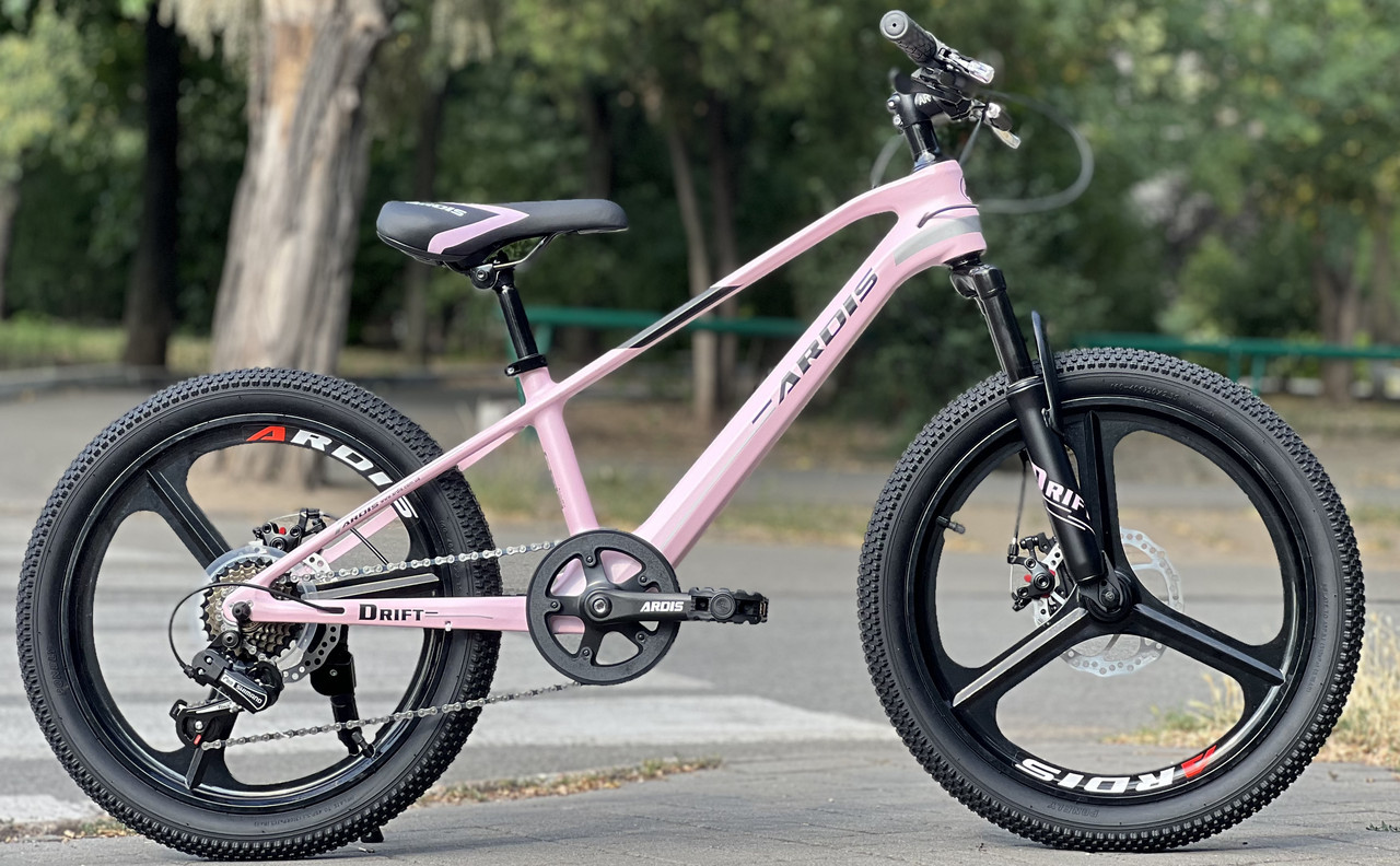 Дитячий велосипед рожевий 20" Ardis MTB DRIFT на зріст 110 - 125 см рожевий, фото 1