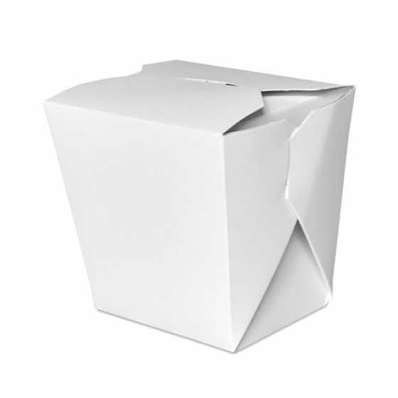 Коробка паперова ВОК 300мл біла самозбірна