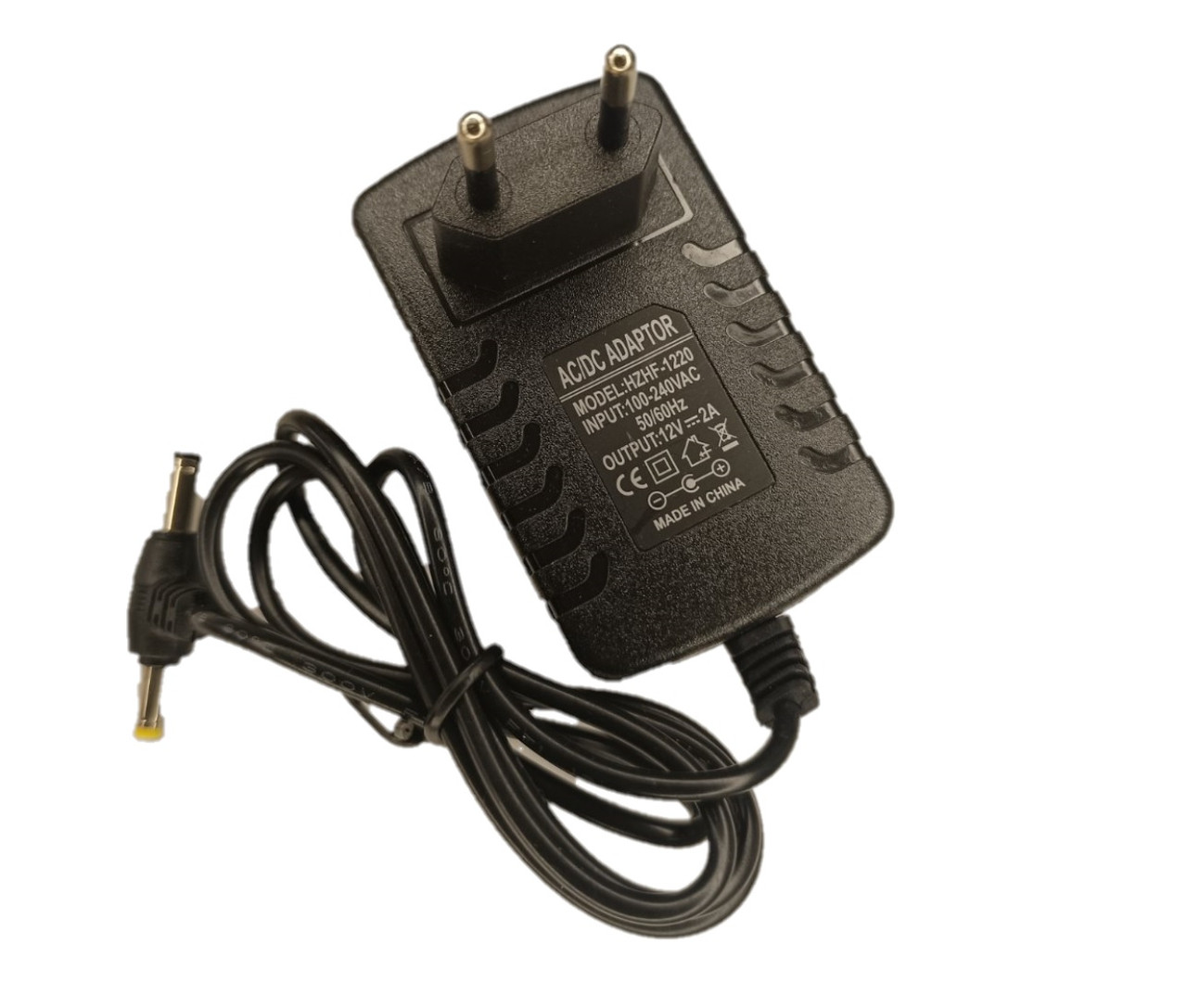 Імпульсний адаптер живлення YT-1220 12В 2А (24Вт) штекери 4.0/1.7+ 5.5/2.5 довжина 0,9м