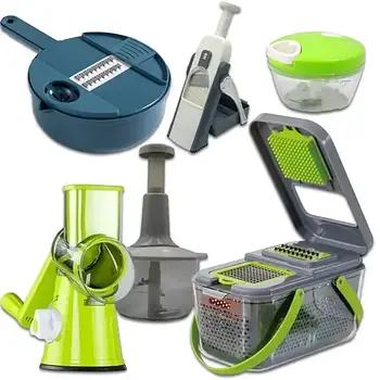 Ручні овочерізки, слайсери, подрібнювачі