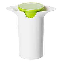 Овочерізка ручна 11×6×11 см кругла універсальна овочерізка механічна мультирізка для овочів і фруктів Салатовий Lugi