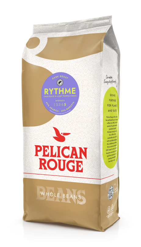 ОРИГІНАЛ! Кава в зернах Pelican Rouge RYTHME 1000 г, 80/20 темне обсмажування Нідерланди