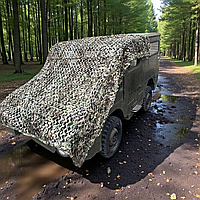 Сітка маскувальна 2х3м, масксітка для полювання, маскувальна сітка