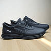 Чоловічі кросівки демісезонні великого розміру чорні шкіряні, батали, велетні для чоловіків весна осінь, розмір 46 47 48 49 50, фото 3