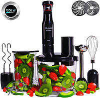 Блендер Milano BL-2012B (1200Вт, 5в1, подрібнювач 1500мл)