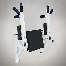 Турнік бруси прес стаціонарний 3 в 1 KZ-555 Спортивні стінки та турніки для дому Білий, фото 3