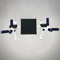 Турнік бруси прес стаціонарний 3 в 1 KZ-555 Спортивні стінки та турніки для дому Білий, фото 4