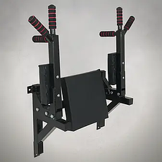 Турнік бруси прес стаціонарний 3 в 1 KZ-557 Спортивні стінки та турніки для дому Чорний, фото 3