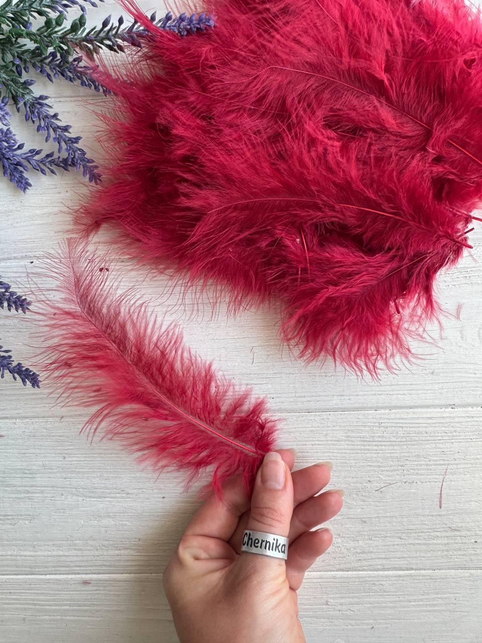 Пір'я " Повітряні 30201 " бордо 100 шт