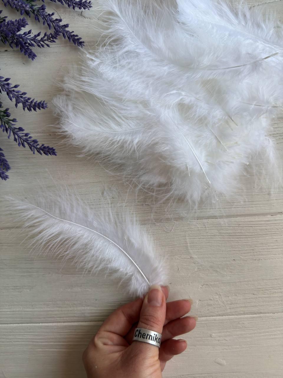 Пір'я " Повітряні 30201 " білі 100 шт