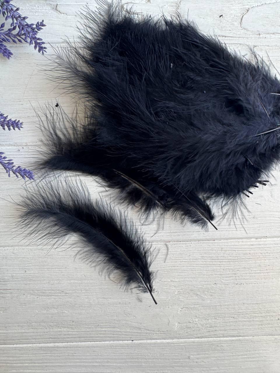 Пір'я " Повітряні 30201 " чорні 100 шт