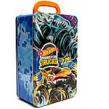 Металевий контейнер для зберігання машинок серії "Monster Trucks" Hot Wheels, фото 2