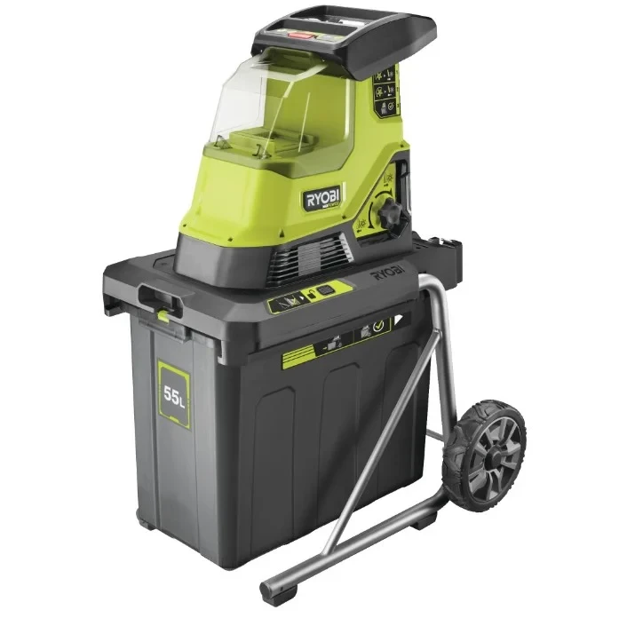 Подрібнювач акумуляторний садовий Max Power Ryobi RY36SHX40-0 36 В 40 мм 55 л 18 кг (без АКБ і ЗП) фре, фото 1