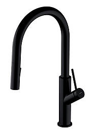 Змішувач для кухні Omnires Bend matt black (BE6455BL)