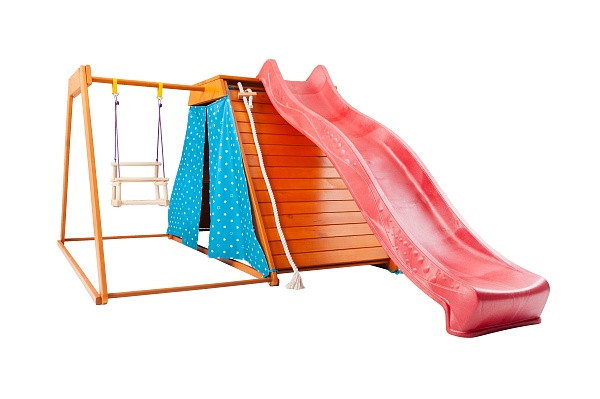 SportBaby Дитячий будиночок для вулиці з гіркою, фото 1