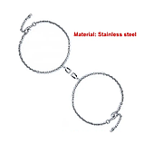 Парні браслети закоханих для двох закоханих магнітні, фото 2