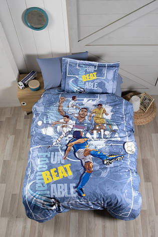 Постільна білизна First Choice Exclusive Digital Ranforce полуторний - Soccer, фото 1