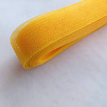 Регилин (крінолін) 3см м'який (20ярдов), колір яскравий жовтий