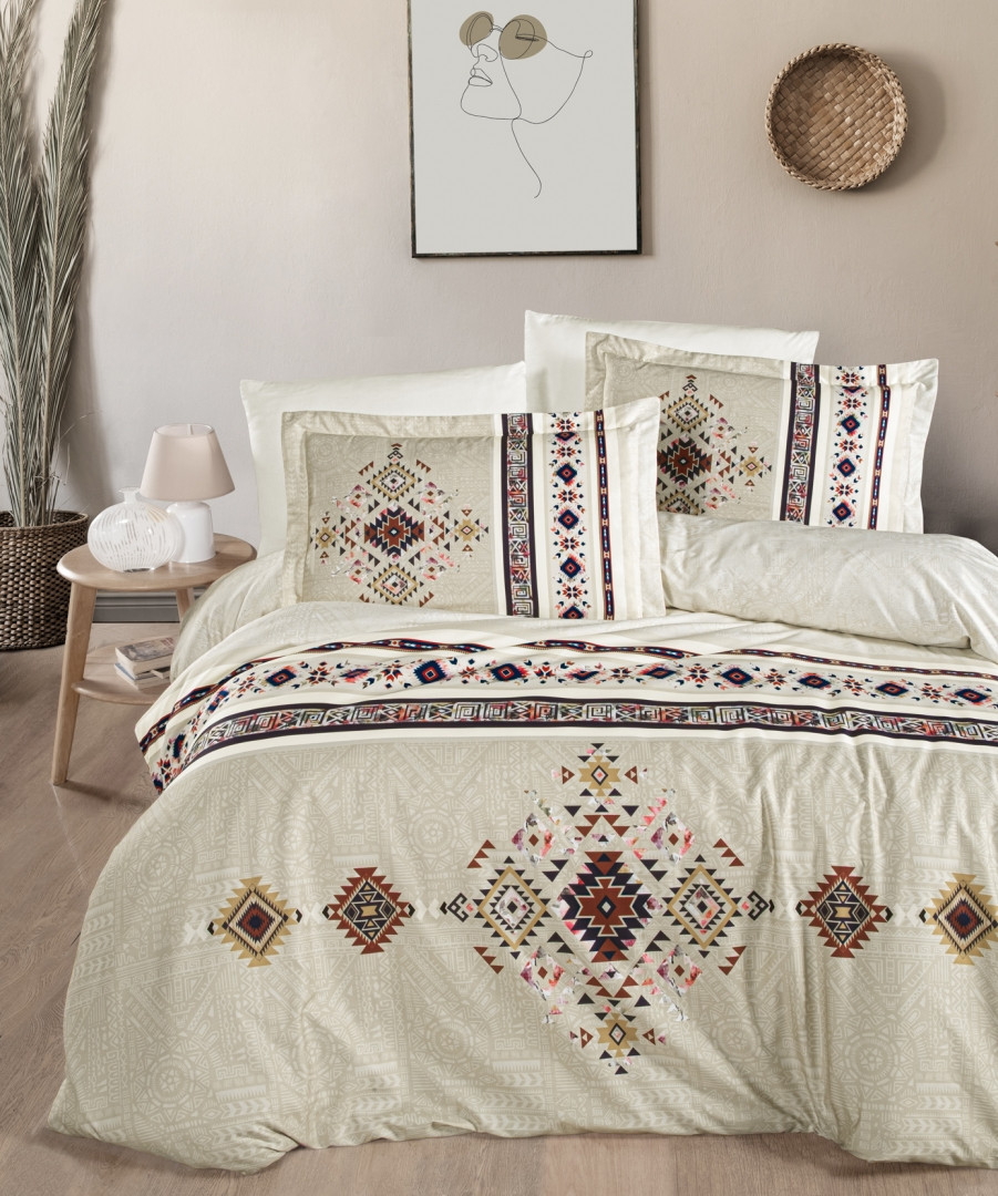 Постільна білизна First Choice 3D Digital Satin - Derek Cream