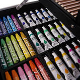 Набір для малювання Maaleo 22768 у валізі 145 елементи Єдиноріг, фото 6