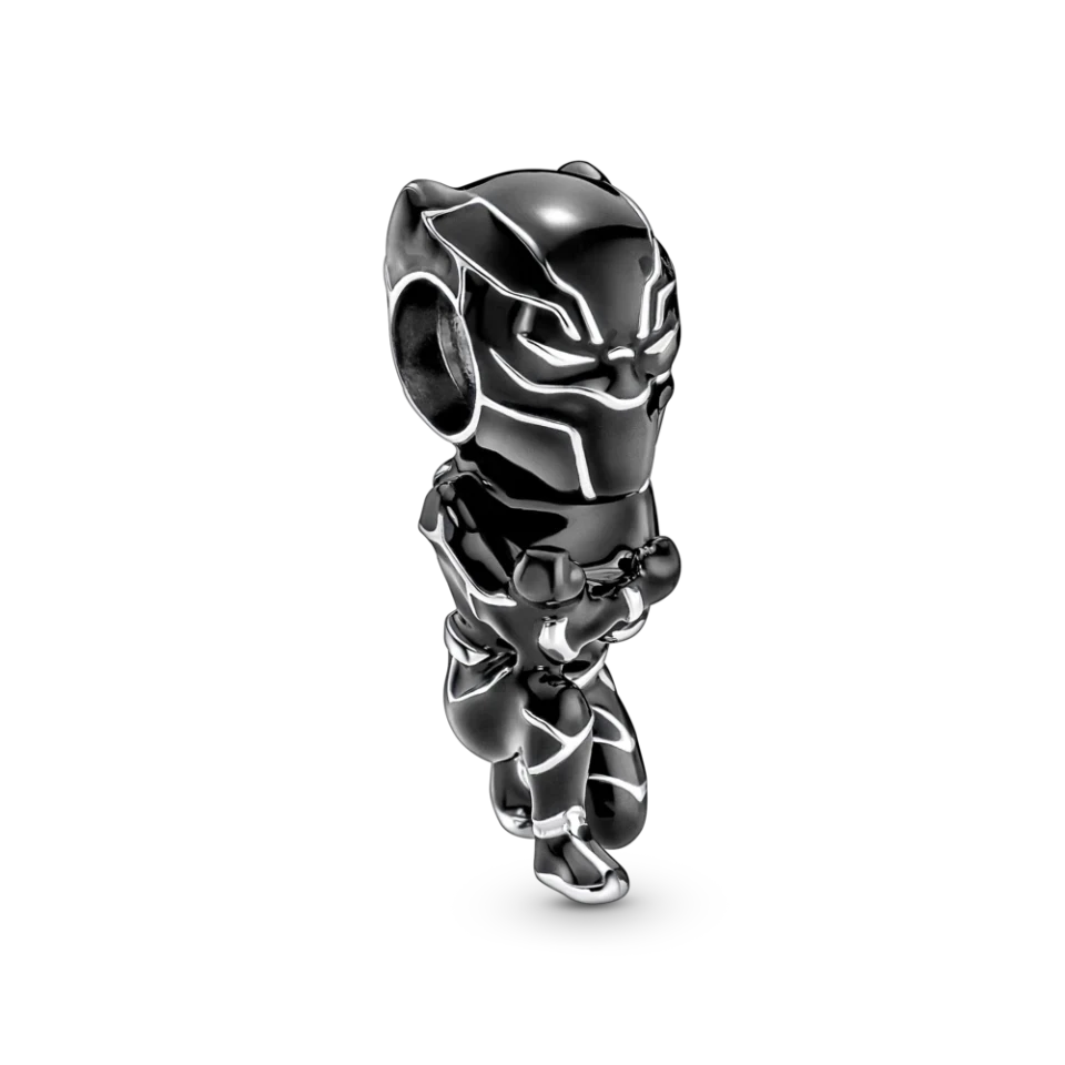 Срібна намистина Pandora «Чорна Пантера» Месники 790783C01, фото 1