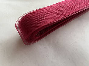 Регилин (крінолін) 3см м'який (20ярдов), колір бордовий