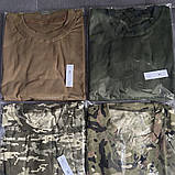 Футболка мілітарі бавовна армійська військова тактична М L XL, фото 3