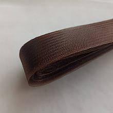 Регилин (крінолін) 3см м'який (20ярдов), колір коричневий