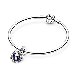 Срібна намистина Pandora «Глобус, що обертається» 798021CZ, фото 3