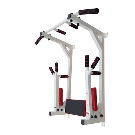 Турнік бруси прес стаціонарний ПРЕМІУМ 3 в 1 зі складними брусами Спортивні стінки та турніки для дому, фото 1