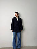 Жіночий кашеміровий піджак у стилі оверсайз, фото 6