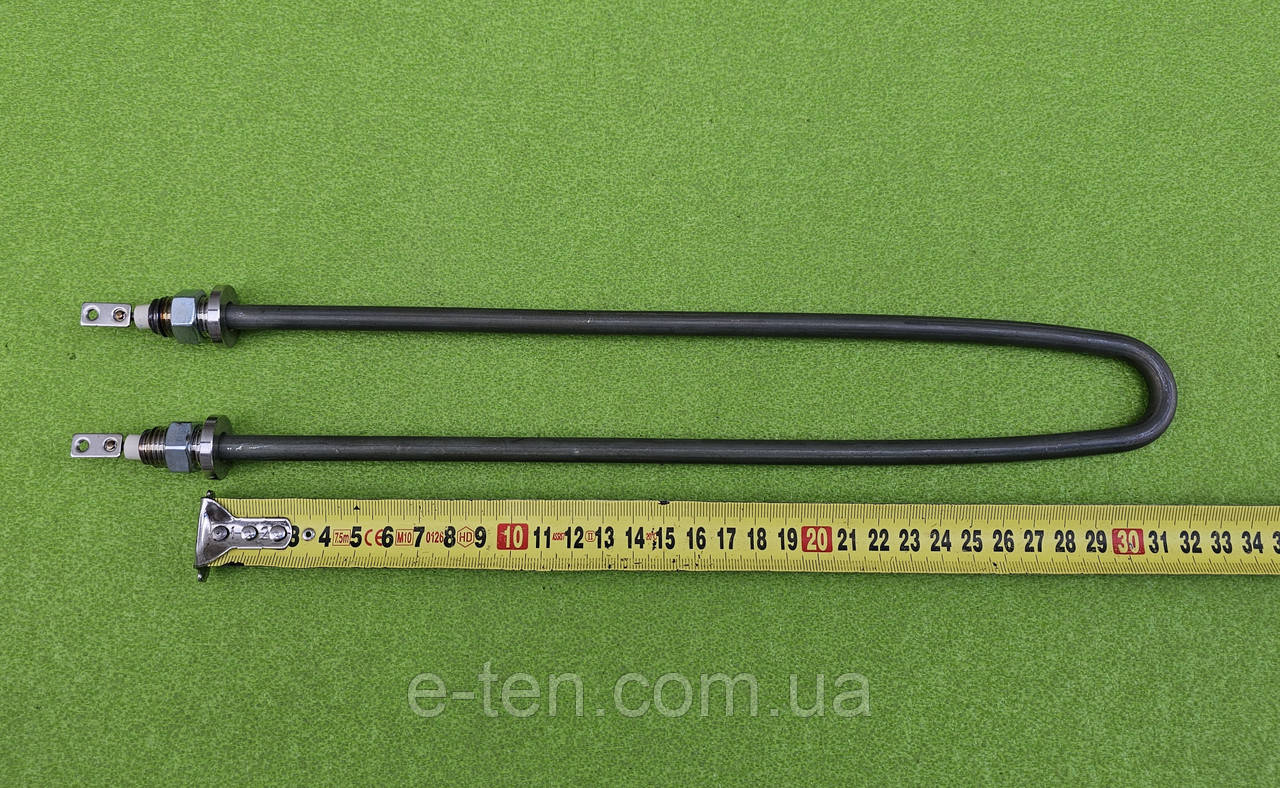ТЕН водяний нержавійка 1500W / 230V / L=320мм (на нержав. штуцерах М14) в бойлер "ELDOM" (ELECTRON-T, Україна)