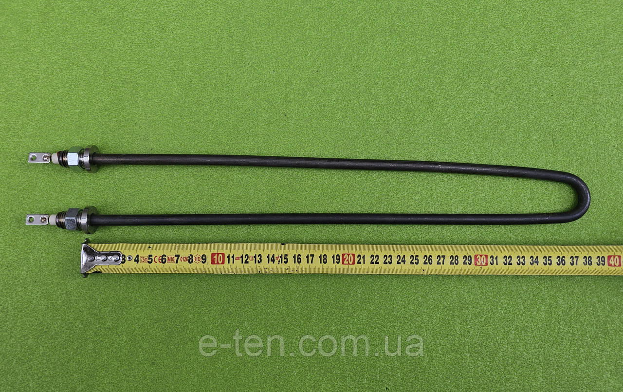 ТЕН водяний нержавійка 2000W / 230V / L=390мм (на нержав. штуцерах М14) в бойлер "ELDOM" (ELECTRON-T, Україна)