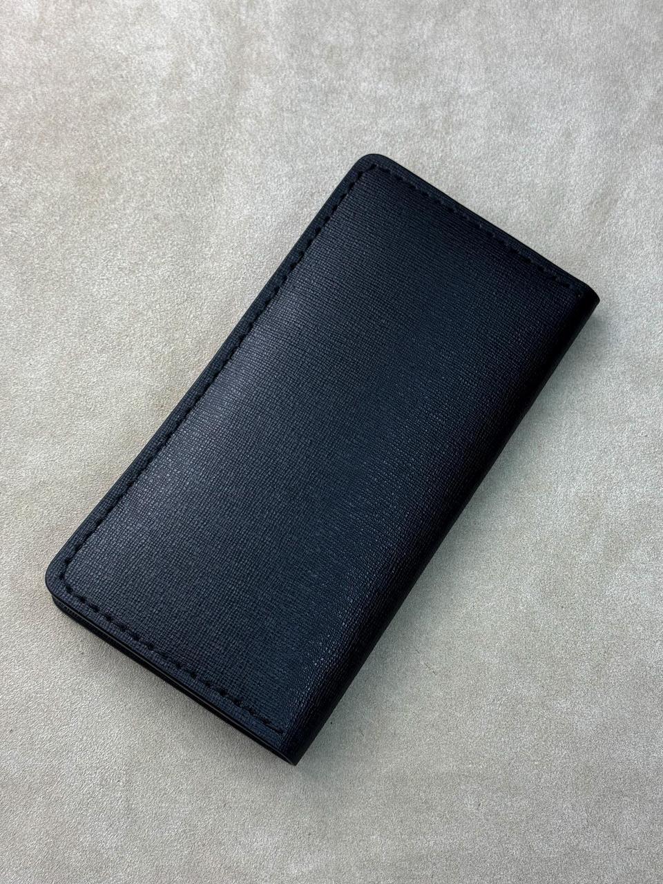 Чоловіче портмоне РУЧНОЇ РОБОТИ з натуральної шкіри SG012 (чорний), фото 1