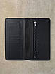 Чоловіче портмоне РУЧНОЇ РОБОТИ з натуральної шкіри SG012 (чорний), фото 4