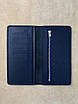 Чоловіче портмоне РУЧНОЇ РОБОТИ з натуральної шкіри SG009 (синій), фото 7