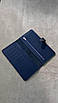 Чоловіче портмоне РУЧНОЇ РОБОТИ з натуральної шкіри SG008 (синій), фото 4
