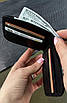 Чоловічий гаманець-біфолд із натуральної шкіри SD008 (чорний), фото 6