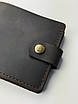 Класичний гаманець із натуральної шкіри SD005 (темно коричневий), фото 3