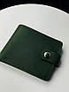 Класичний гаманець із натуральної шкіри SD003 (зелений), фото 2